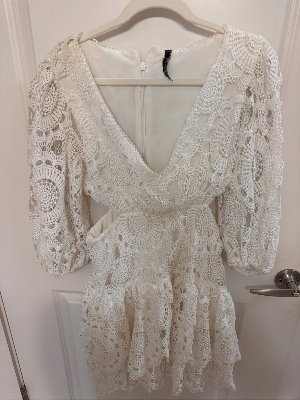 Golden Days Paris M White Lace Dress